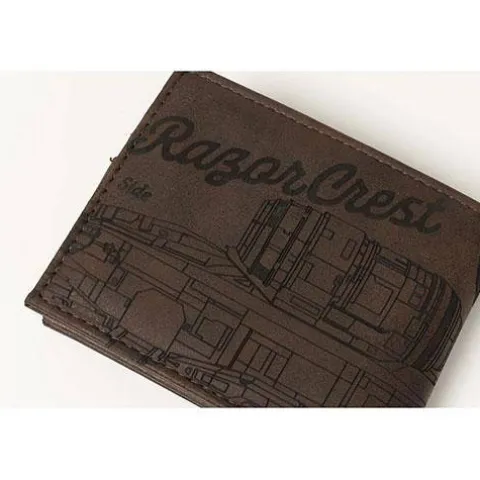 Star Wars: Mandalorian Etched PU Bifold Wallet - Entertainment Earth Exclusive