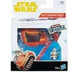 Star Wars Micro Force Vehicle - Rey with Speeder