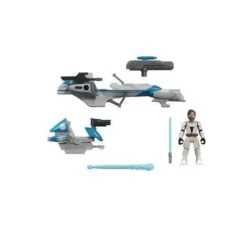 Star Wars Mission Fleet Barc Speeder & Obi-Wan Kenobi Figures and Vehicle