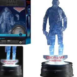 Star Wars The Black Series Holocomm Collection Han Solo 6-Inch Action Figure with Light-Up Holopuck