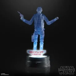 Star Wars The Black Series Holocomm Collection Han Solo 6-Inch Action Figure with Light-Up Holopuck