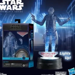 Star Wars The Black Series Holocomm Collection Han Solo 6-Inch Action Figure with Light-Up Holopuck