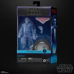 Star Wars The Black Series Holocomm Collection Han Solo 6-Inch Action Figure with Light-Up Holopuck