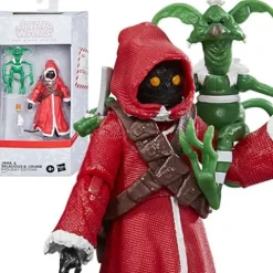 Star Wars The Black Series Jawa & Salacious B. Crumb (Holiday Edition) 6-Inch Action Figure - Exclusive