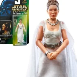 Star Wars The Black Series The Power of the Force Princess Leia Organa (Yavin IV) 6-Inch Action Figure - Exclusive