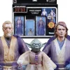 Star Wars The Black Series Anakin Skywalker", " Yoda", " and Obi-Wan Kenobi Force Spirits 6-Inch Action Figures