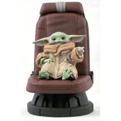 Star Wars The Mandalorian Child in Chair 1:2 Scale Statue