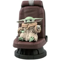 Star Wars The Mandalorian Child in Chair 1:2 Scale Statue