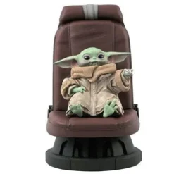 Star Wars The Mandalorian Child in Chair 1:2 Scale Statue