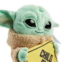 Star Wars The Mandalorian The Child On Board Plush Sign