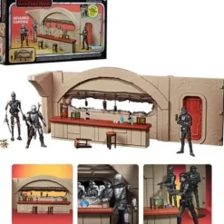 Star Wars The Vintage Collection Nevarro Cantina Playset with Imperial Death Trooper Action Figure