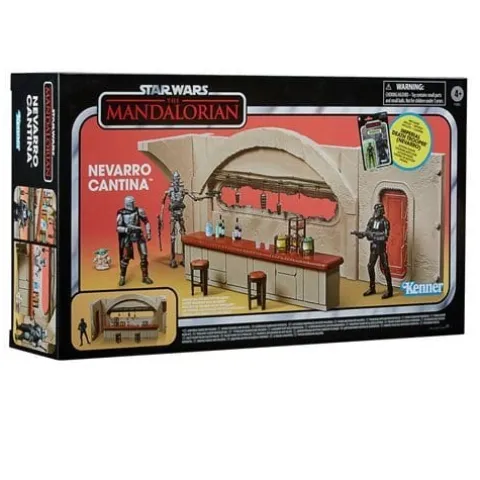 Star Wars The Vintage Collection Nevarro Cantina Playset with Imperial Death Trooper Action Figure