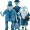 Super7 Haunted Mansion Hitchhiking Ghosts 3 3/4-Inch ReAction Figure Set of 3 - SDCC Exclusive