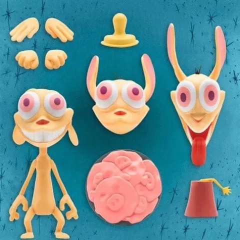 Super7 Ren & Stimpy Deluxe 6-Inch Action Figure - Select Figure(s)