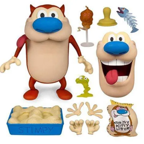 Super7 Ren & Stimpy Deluxe 6-Inch Action Figure - Select Figure(s)