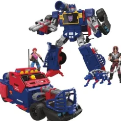 Transformers Collaborative G.I. Joe Mash-Up Soundwave Dreadnok Thunder Machine, Zartan and Zarana Action Figures
