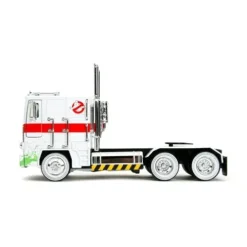 Transformers G1 Optimus Prime Big Rig with Ghostbusters Ecto-1 Graphics 1:24 Scale Die-Cast Metal Vehicle
