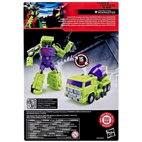 Transformers Studio Series 86 Voyager Class Transformers: The Movie Constructicon Mixmaster