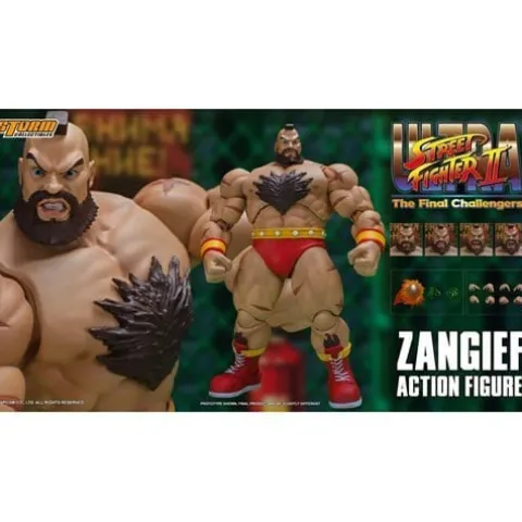 Ultimate Street Fighter II: The Final Challenger Zangief 1:12 Scale Action Figure