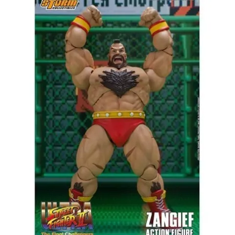 Ultimate Street Fighter II: The Final Challenger Zangief 1:12 Scale Action Figure