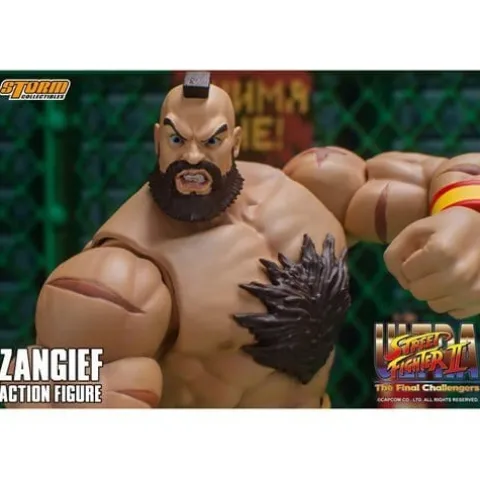 Ultimate Street Fighter II: The Final Challenger Zangief 1:12 Scale Action Figure