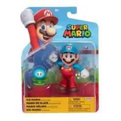 World of Nintendo 4" Action Figure - Ice Mario With Ice Flower