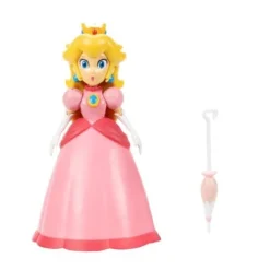 World of Nintendo 4" Action Figure - Princess Peach with umbrella