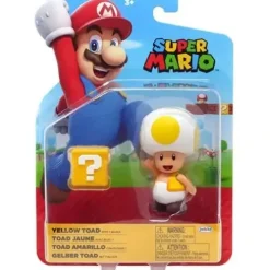 World of Nintendo 4" Action Figure - Yellow Toad with ? Block