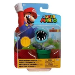 World of Nintendo 4" Action Figure - Bone Piranha Plant