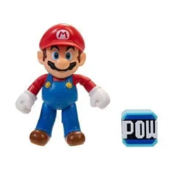 World of Nintendo 4" Action Figure - Mario with Pow Block