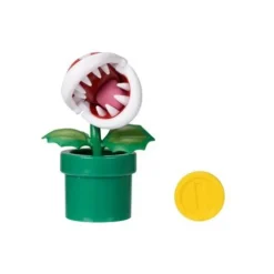 World of Nintendo 4-Inch Action Figure - Piranha Plant with Coin