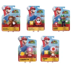 World of Nintendo Mario 4" Action Figure - Select Figure(s)