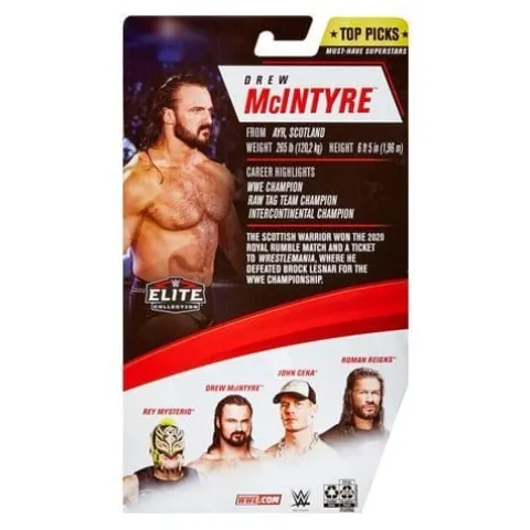 WWE Top Picks 2021 Drew McIntyre Elite Action Figure