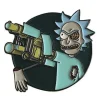 Zen Monkey: Bionic Arm Rick - Rick and Morty Enamel Pin
