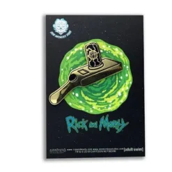 Zen Monkey: Golden Portal Gun - Rick and Morty Enamel Pin