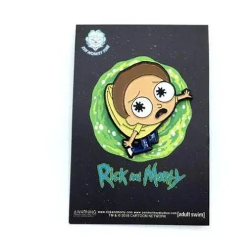 Zen Monkey: Hanging Lil' Morty - Rick and Morty Enamel Pin