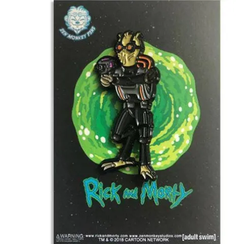 Zen Monkey: Krombopulos Michael - Rick and Morty Enamel Pin