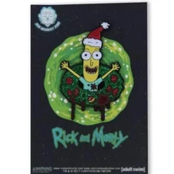 Zen Monkey: Poopy Butthole Wreath - Rick and Morty Enamel Pin