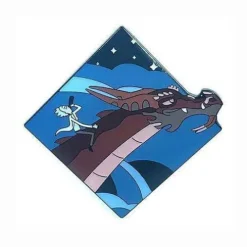 Zen Monkey: Rick Riding Balthromaw(SEASON 4 EPISODE 4) - Rick and Morty Enamel Pin