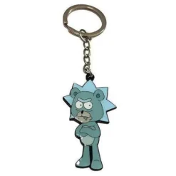 Zen Monkey: **SEASON 4 EPISODE 1** Teddy Rick - Rick and Morty Enamel Keychain