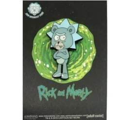 Zen Monkey: SEASON 4 EPISODE 1 Teddy Rick - Rick and Morty Enamel Pin