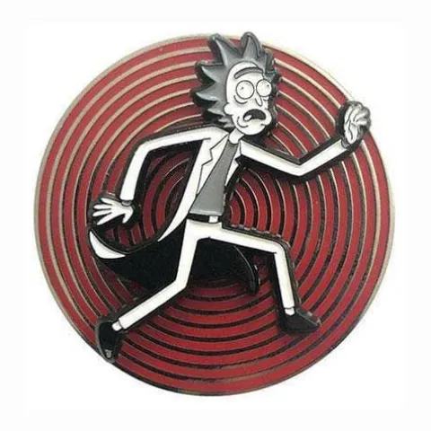 Zen Monkey: Vertigo Rick Spinner - Rick and Morty Enamel Pin